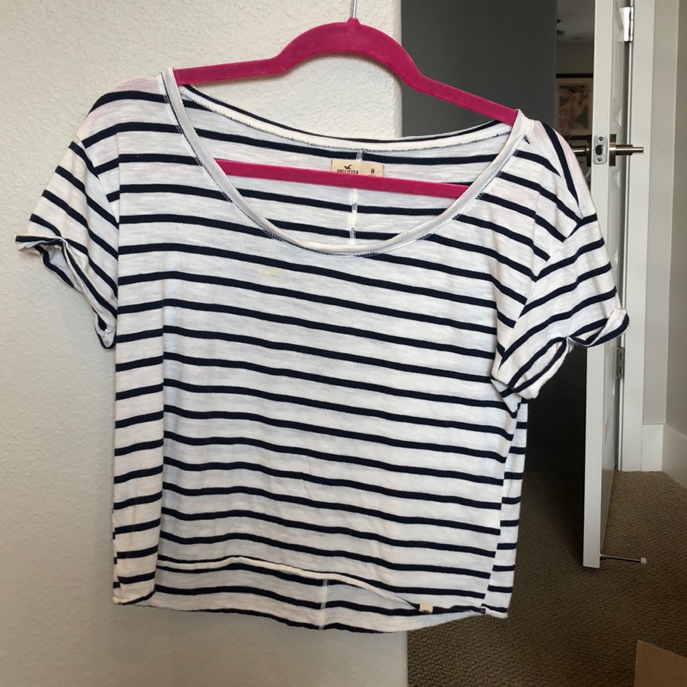 Hollister Striped Crop